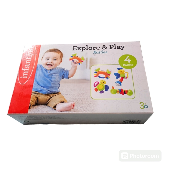 INFANTINO Explore & Play Activity Rattles Set - Picture 2 of 2